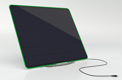 Solaris POP, a mini photovoltaic panel energy production unit suitable for residential area